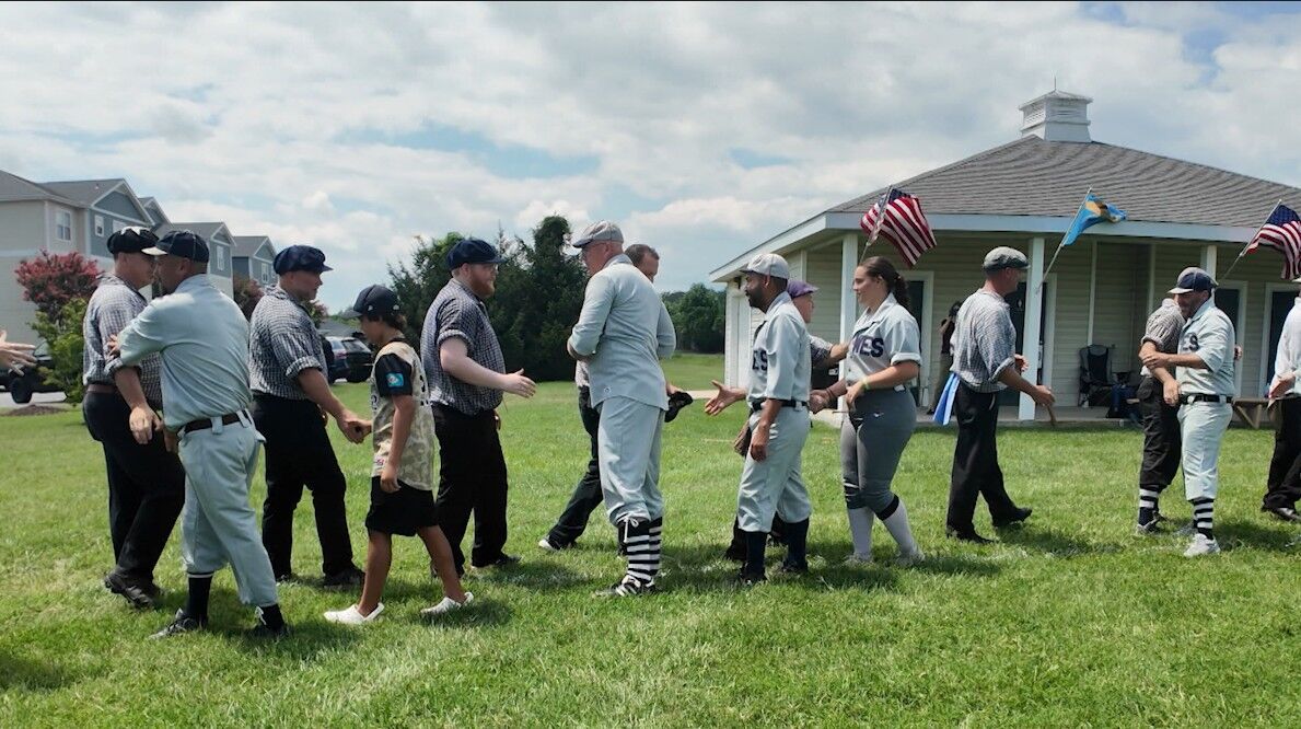 Hand shake line